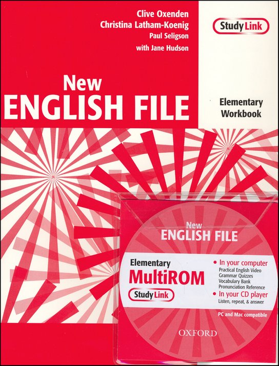 New English file elementary Workbook Key + CD ROM pack