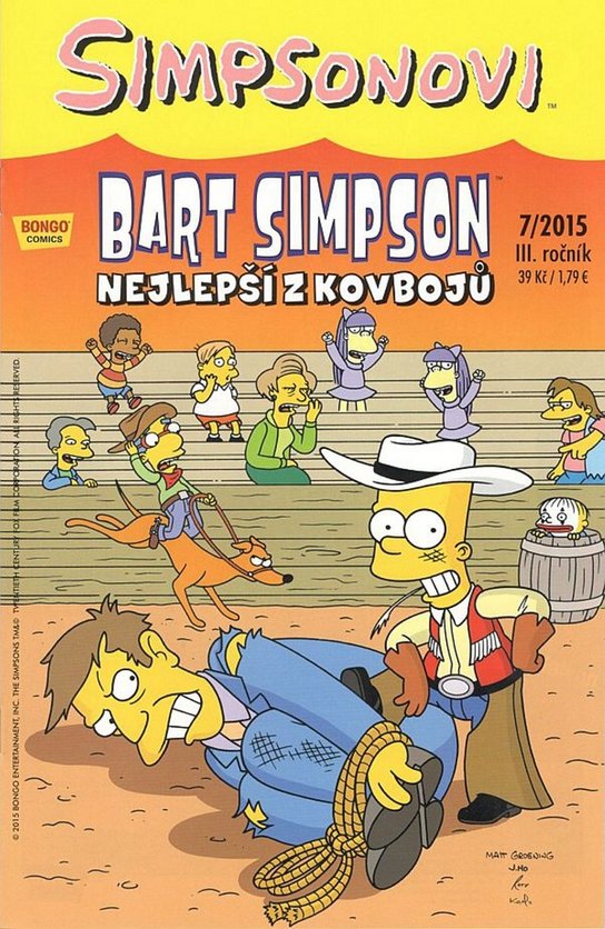 Bart Simpson Nejlepší z kovbojů