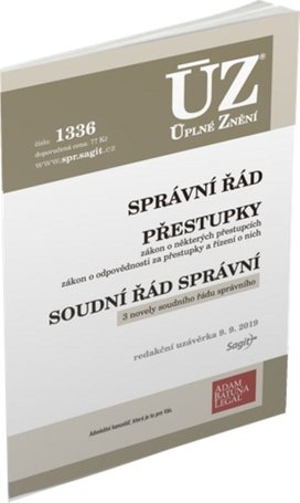 ÚZ 1336 Správní řád, Soudní řád správní, Přestupky