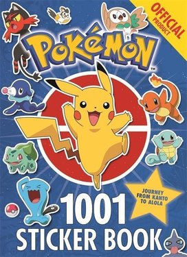 The Official Pokemon 1001 Sticker Book