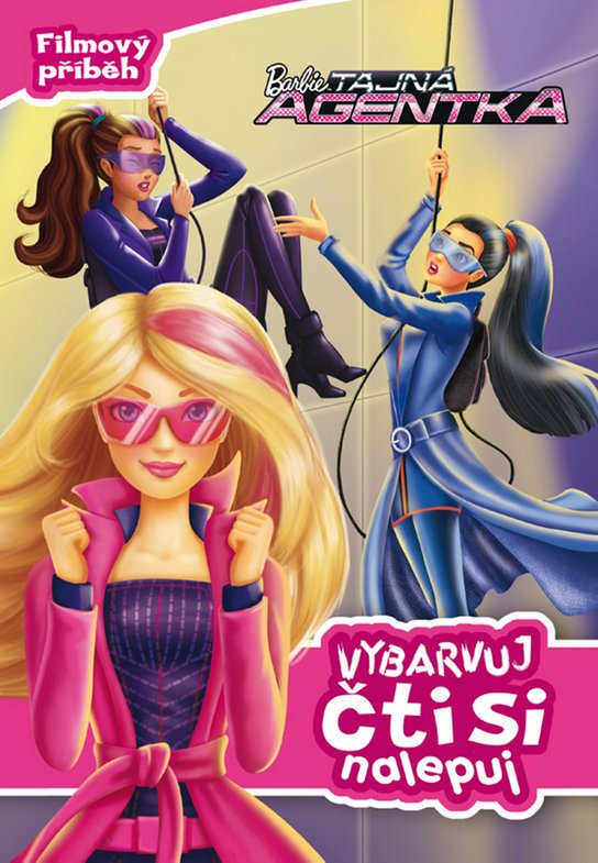 Barbie Tajná agentka Vybarvuj a čti