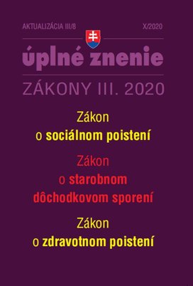 Aktualizácia III/8 2020