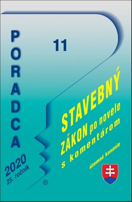 Poradca 11/2020 – Stavebný zákon s komentárom