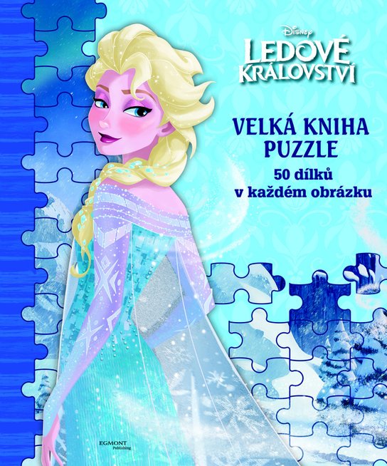 Ledové království Velká kniha puzzle