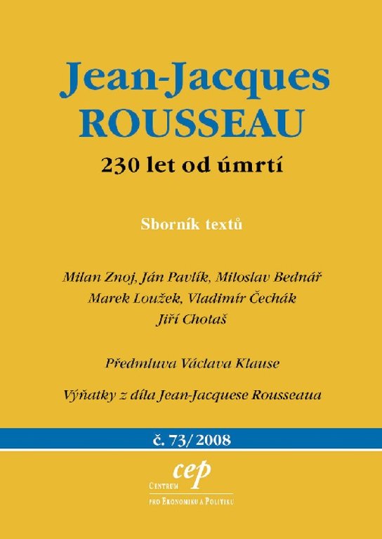 Jean Jacques Rousseau: 230 let od úmrtí