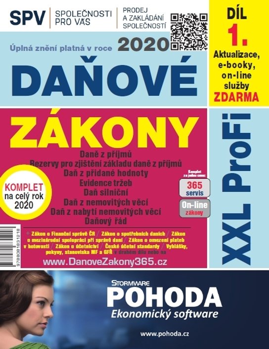 Daňové zákony 2020 ČR XXL ProFi (díl první, vydání 1.1)