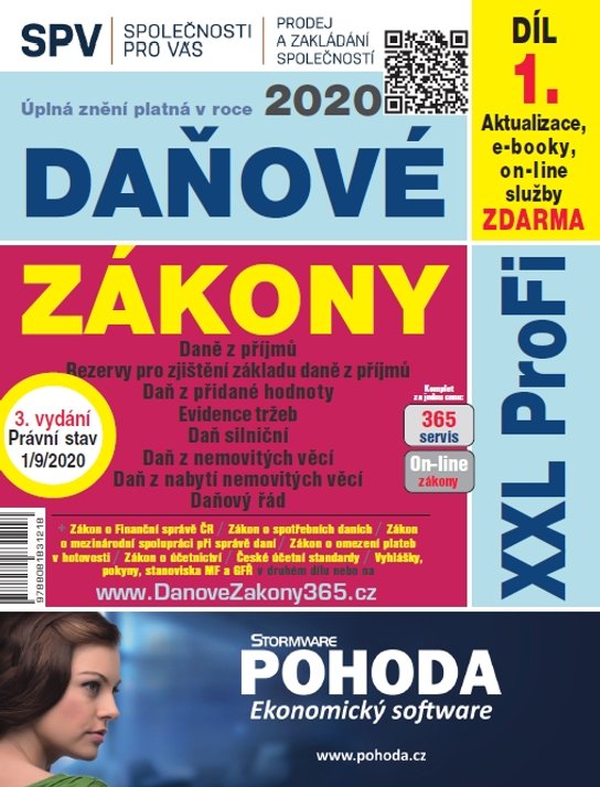 Daňové zákony 2020 ČR XXL ProFi (díl první, vydání 3.1)