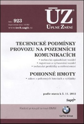 ÚZ 923 Technické podmínky provozu na pozemních komunikacích, Pohonné hmoty