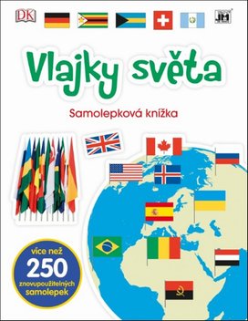 Samolepková knížka Vlajky světa