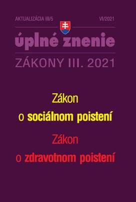 Aktualizácia III/5 2021-Sociálne poistenie a zdravotné poistenie