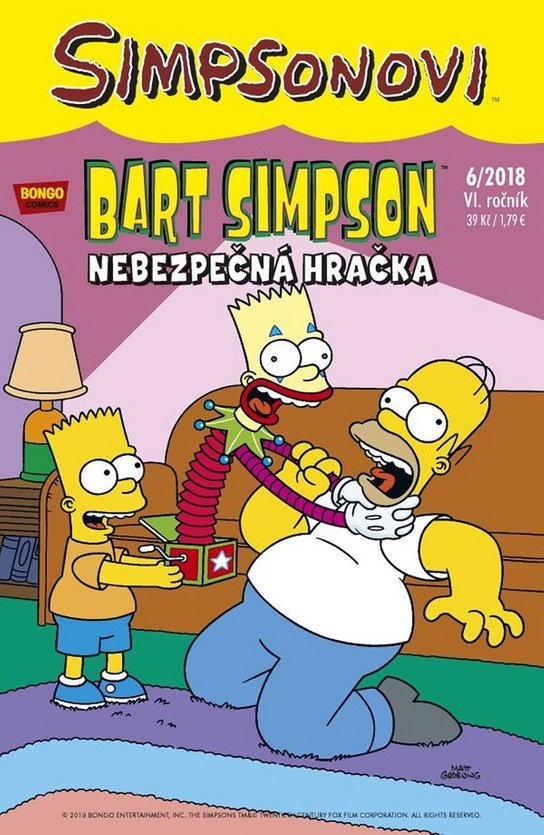 Bart Simpson Nebezpečná hračka
