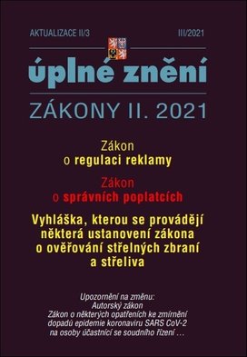Aktualizace II/3 – Zákon o regulaci reklamy