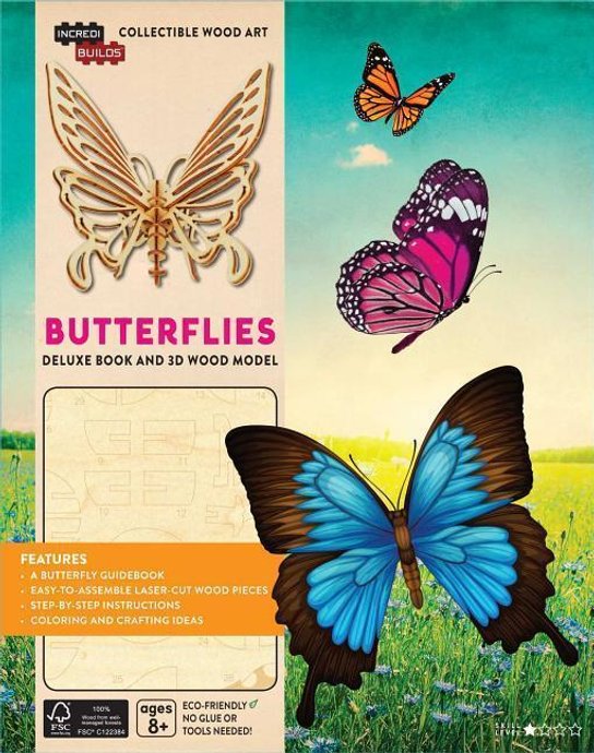 Insight Editions: Incredibuilds: Butterflies
