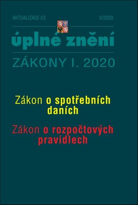 Aktualizace I/3 2020 – Spotřební daně, Rozpočtová pravidla