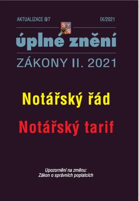 Aktualizace II/7 – Notářský řád
