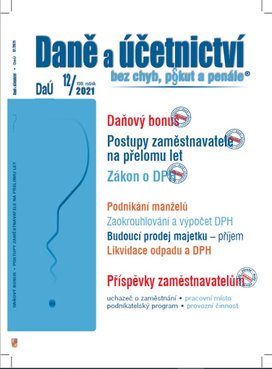 Daně a účetnictví bez chyb, pokut a penále 12/2021