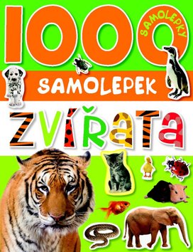 1000 samolepek zvířata