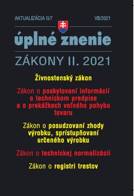 Aktualizácia II/7 2021 Živnostenské podnikanie, Register trestov