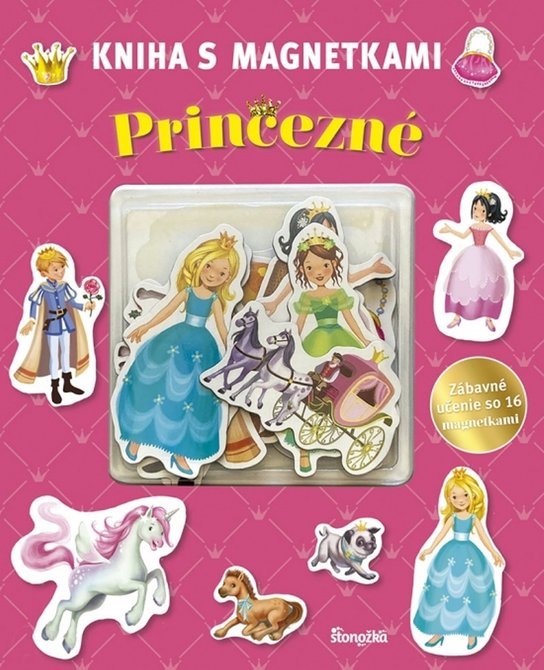 Kniha s magnetkami Princezné