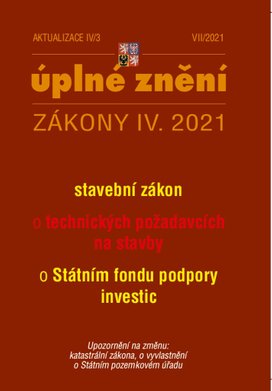 Aktualizace IV/3 – o technických požadavcích na stavby