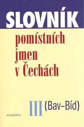 Slovník pomístních jmen v Čechách III