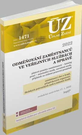 ÚZ 1471 Odměňování zaměstnanců ve veřejných službách a správě