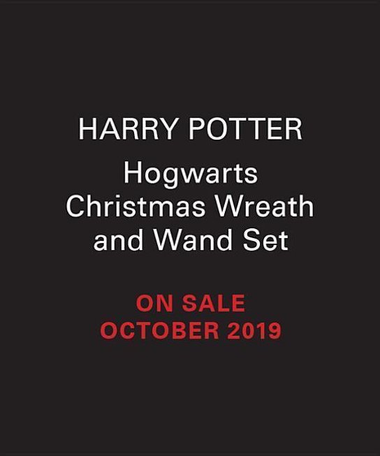 Harry Potter: Hogwarts Christmas Wreath and Wand Set: Lights Up!