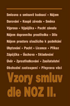Vzory smluv dle NOZ II.