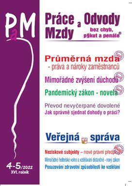PaM 4-5/2022 – Pandemický zákon - novela