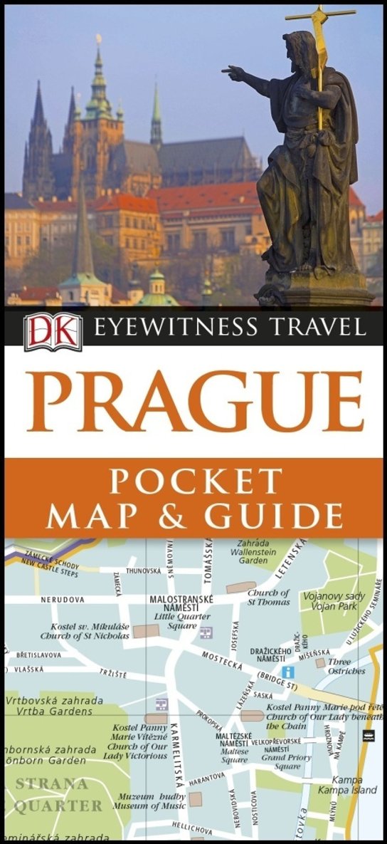 DK Eyewitness Travel Prague Pocket Map and Guide
