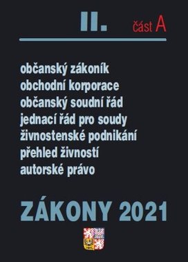 Zákony 2021 II. část A
