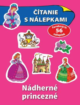 Čítanie s nálepkami Nádherné princezné