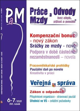 Práce a mzdy 6-7/2021 – Zákon o kompenzačním bonusu