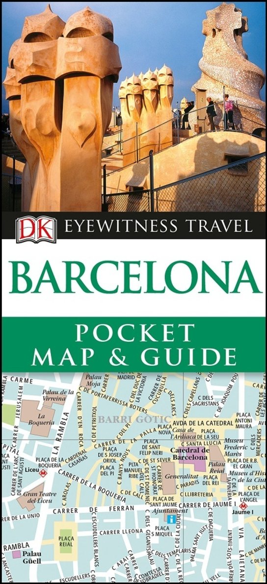 DK Eyewitness Travel Barcelona Pocket Map and Guide