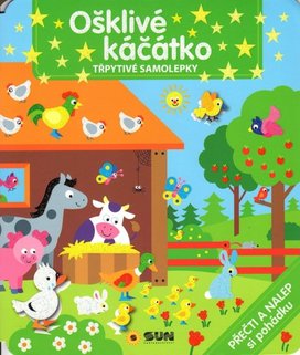 Ošklivé kačátko Třpytivé samolepky