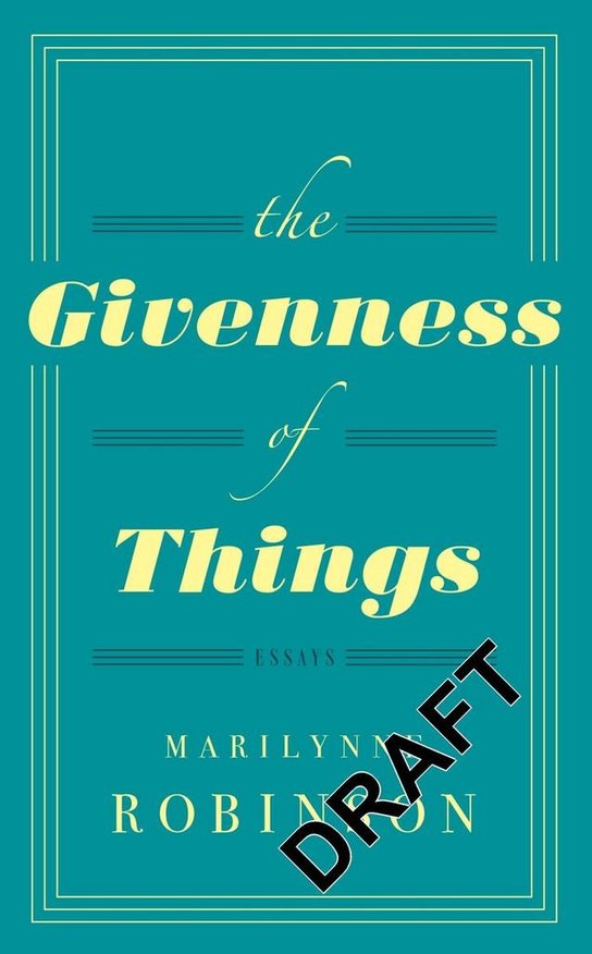 The Givenness of Things