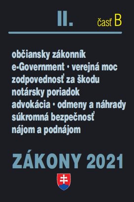Zákony II-B 2021
