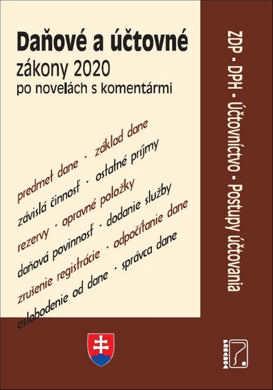 Daňové a účtovné zákony 2020 po novelách s komentármi