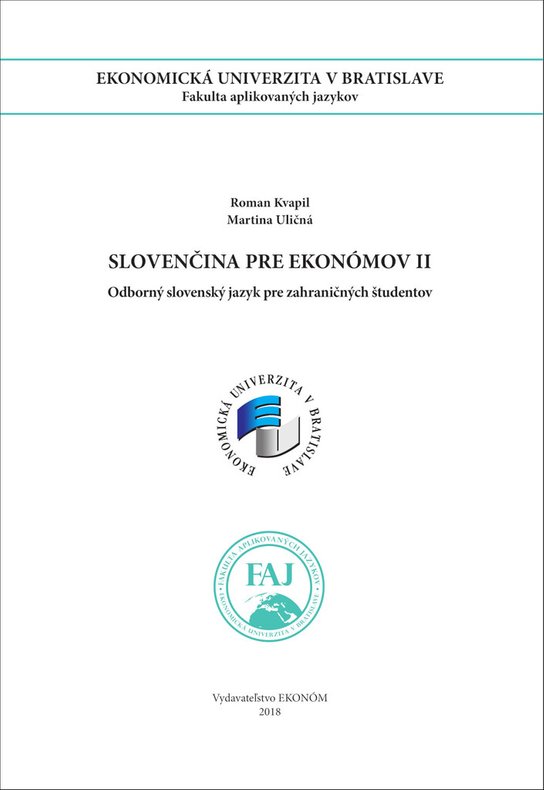 Slovenčina pre ekonómov II