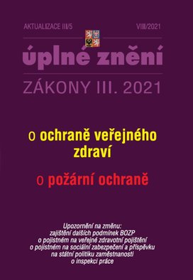 Aktualizace III/5 2021 – o ochraně veřejného zdraví