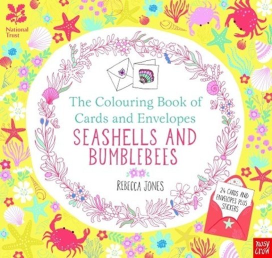 The Colouring Book of Cards and Envelopes: Seashells and Bumblebees