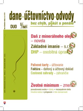 DUO 9/2021 – Dane, účtovníctvo, odvody bez chýb, pokút a penále