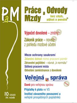 Práce a Mzdy, bez chyb, pokut a penále 10/2020 - Zákoník práce
