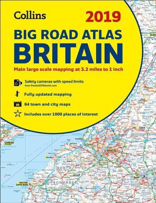 Collins Big Road Atlas Britain 2019