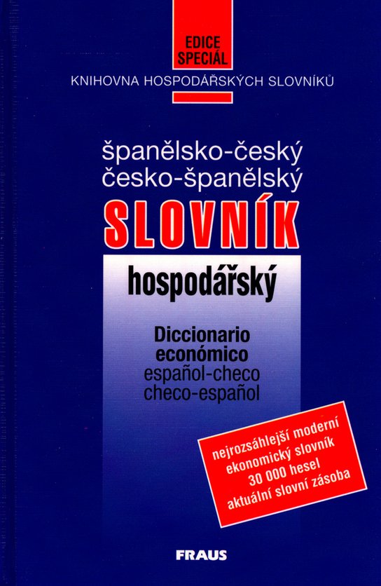 Španělsko-český česko-španělský hospodářský slovník