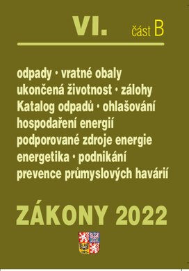 Zákony VIB/2022 – Odpady a obaly