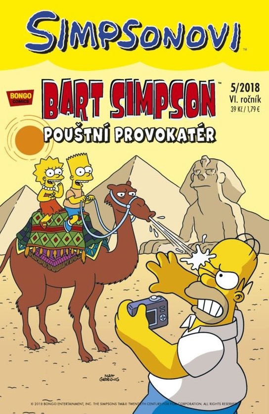 Bart Simpson Pouštní provokatér