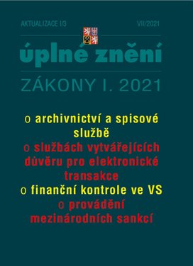 Aktualizace I/3 2021 – Archivnictví a spisová služba