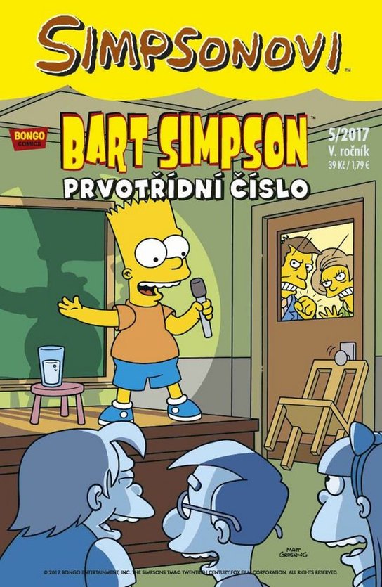 Bart Simpson Prvotřídní číslo