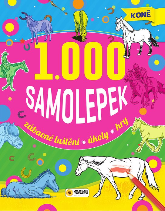 1000 samolepek koně